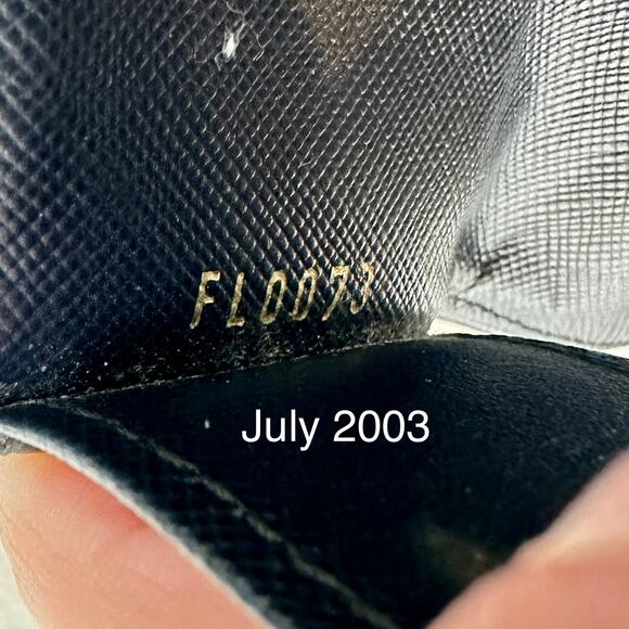 Louis Vuitton Denim key cles 4 Key holder fob keychain Excellent!! - Picture 10 of 12